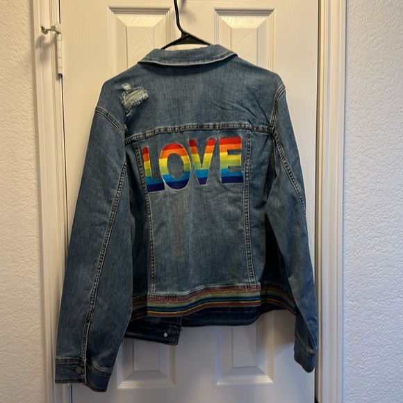 Lane Bryant Pride Jean Jacket - Picture 3 of 7